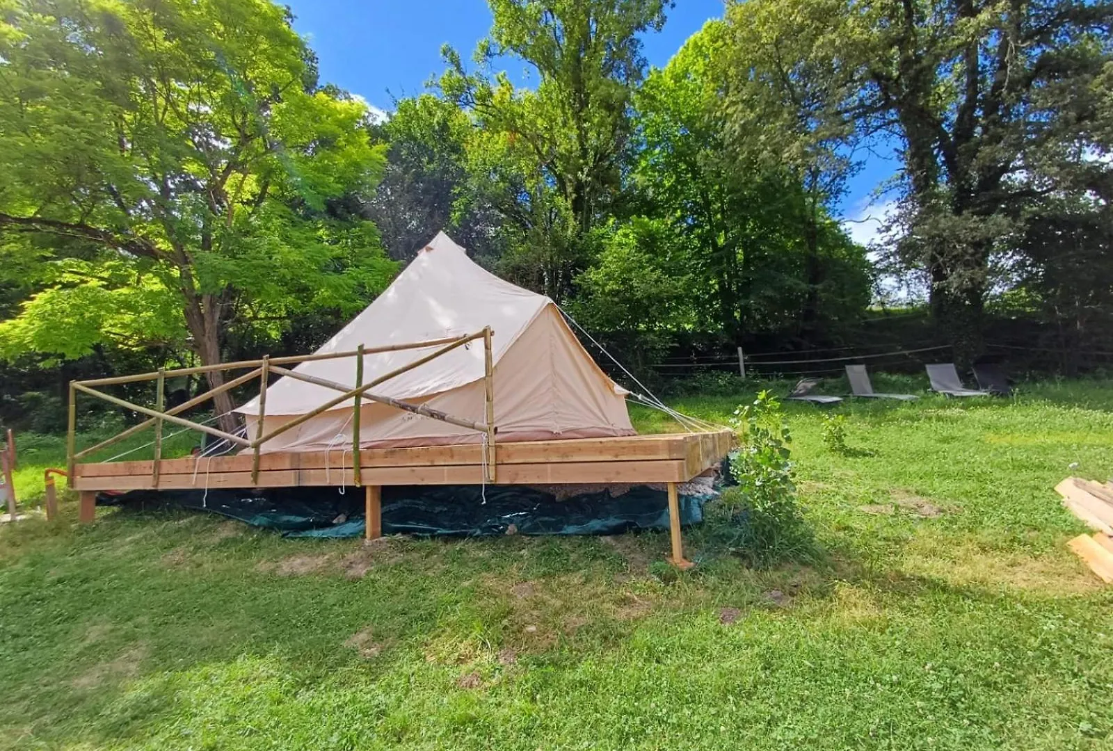 Hotel Glamping Zelt Auf Reiterhof Montaigu-de-Quercy Francie