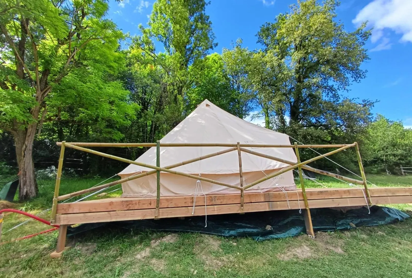 Hotel Glamping Zelt Auf Reiterhof Montaigu-de-Quercy 0*,  Francie