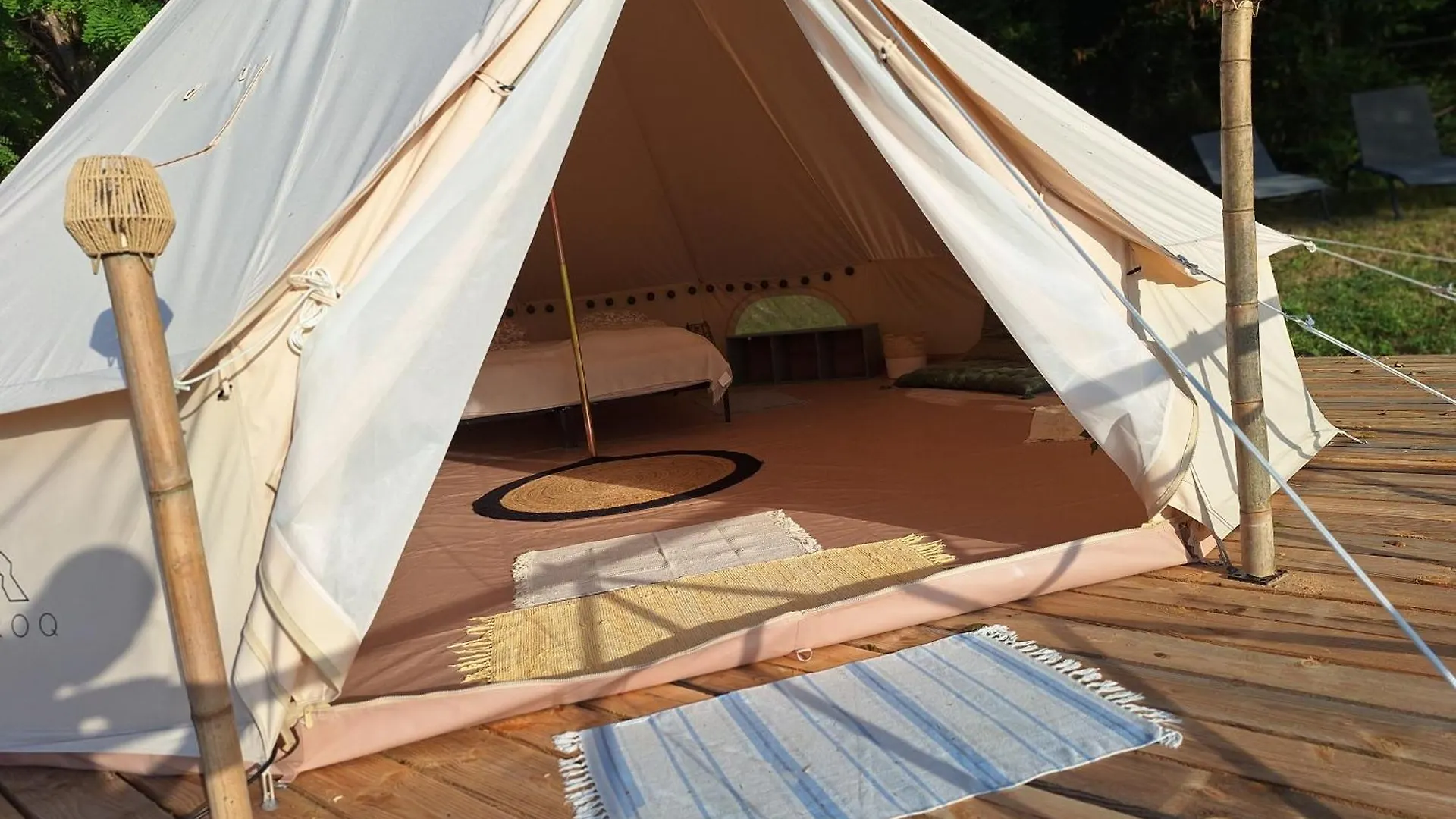 Luxusní stan Hotel Glamping Zelt Auf Reiterhof Montaigu-de-Quercy